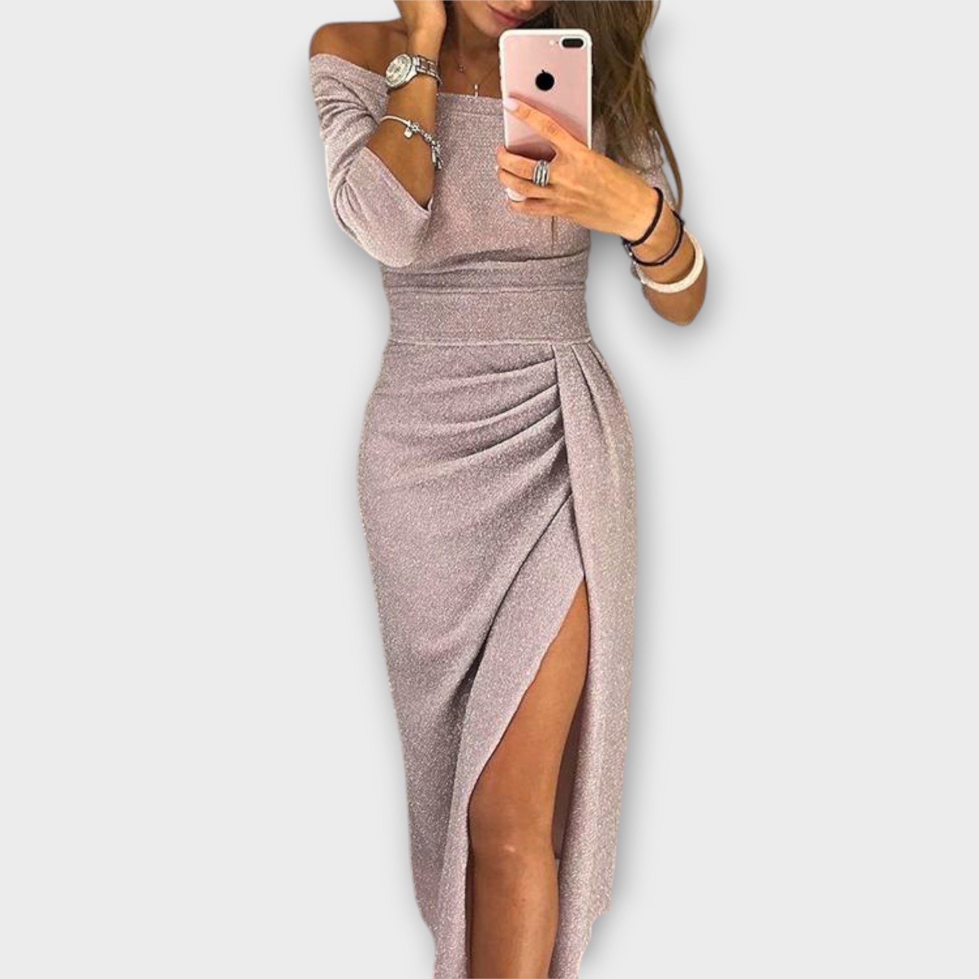 Nela - Eleganti kleiti ar atvērtiem pleciem