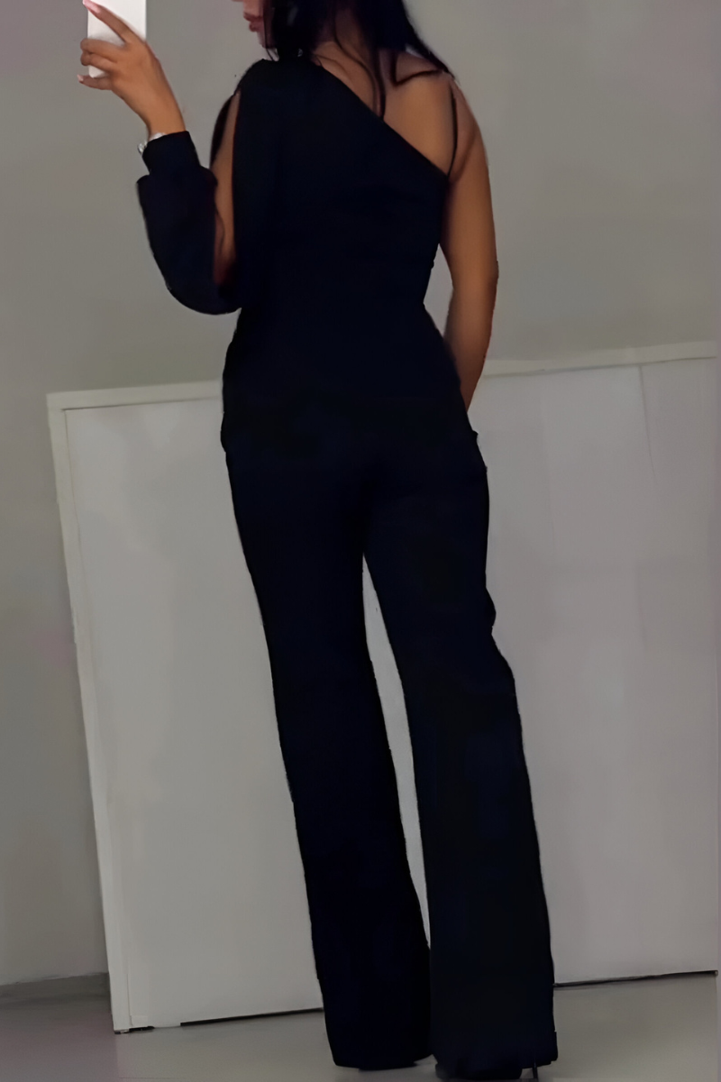 Eliška - Elegants vienvietīgs kombinezons ar spīdīgiem detaļām
