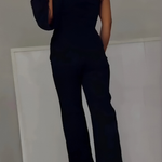 Eliška - Elegants vienvietīgs kombinezons ar spīdīgiem detaļām