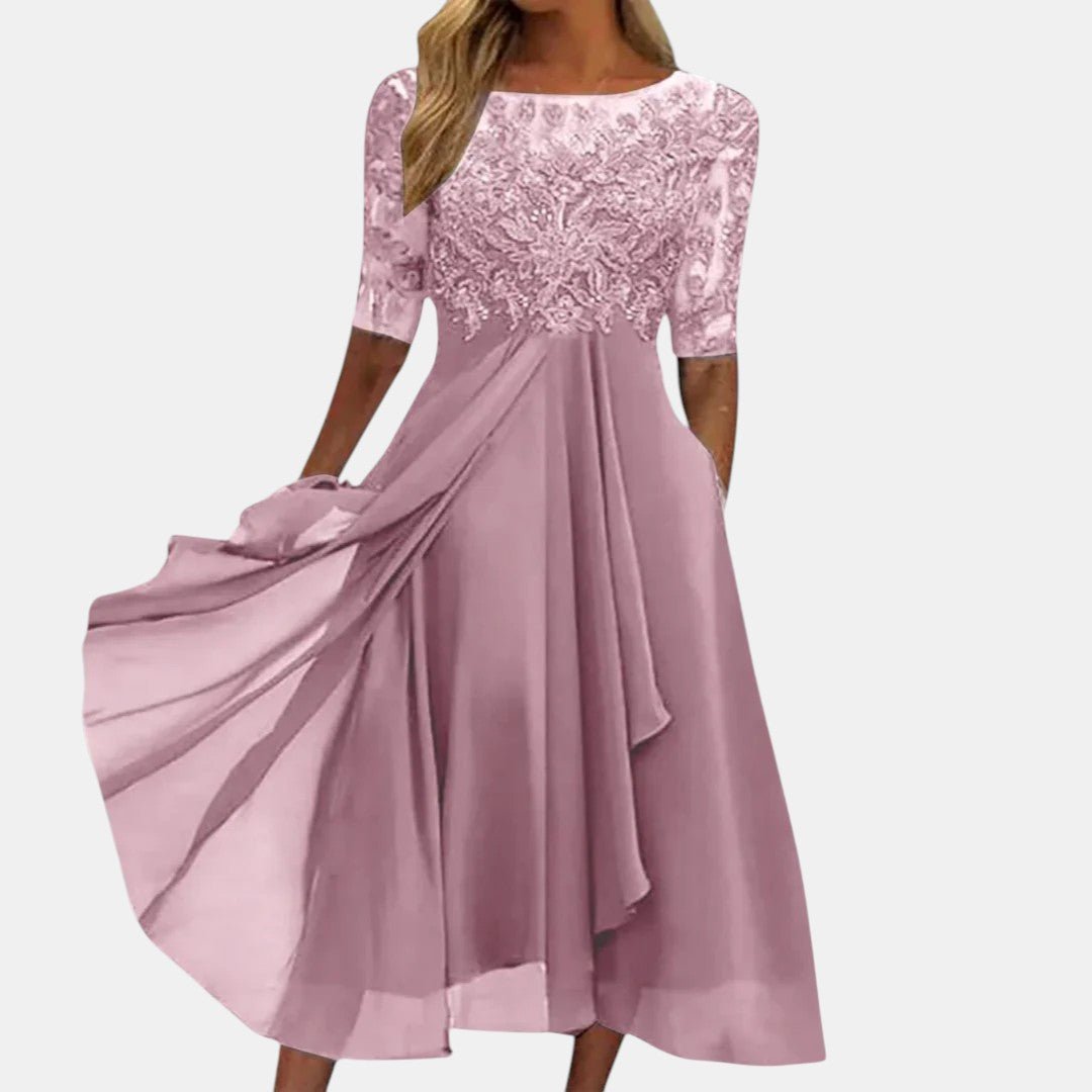 Rhonda™ | Eleganta mežģīņu kleita