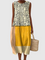 Leah™ Polka Dot Color Block Midi kleita
