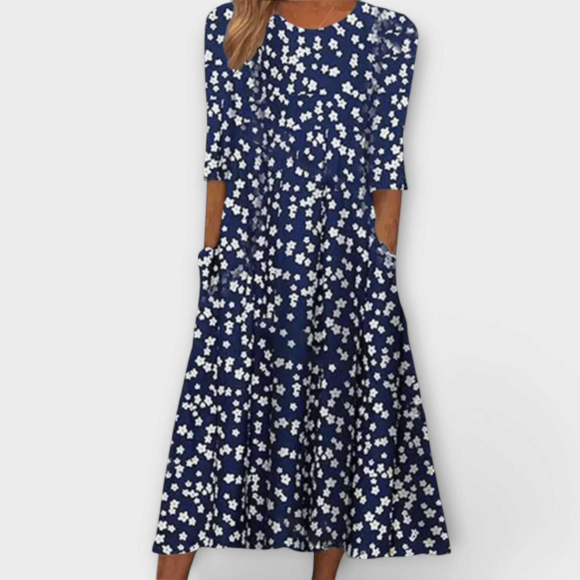 Otília - Eleganti ziedu kleiti izgatavoti no premium auduma