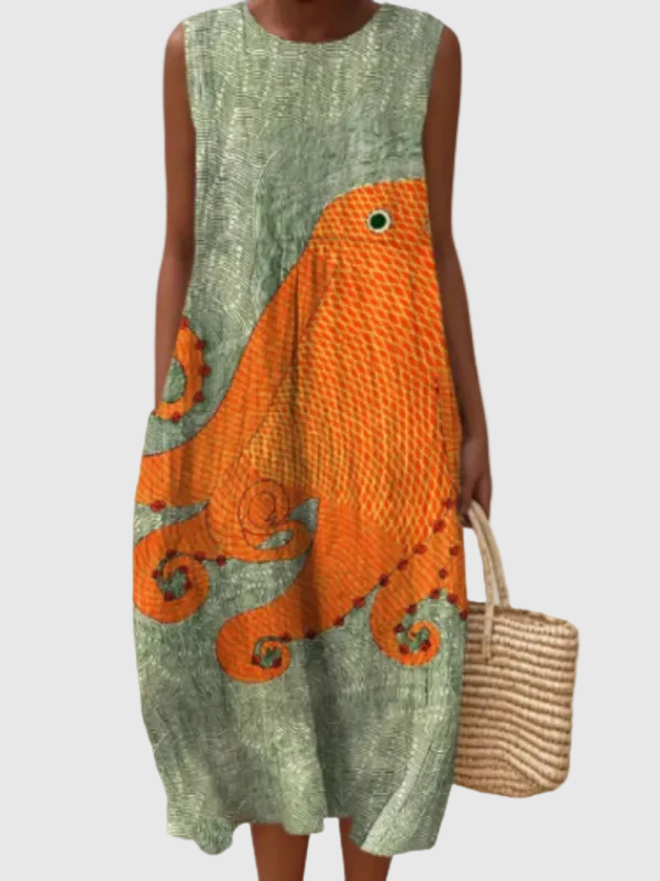 Tess™ Oceanic Midi Ruha