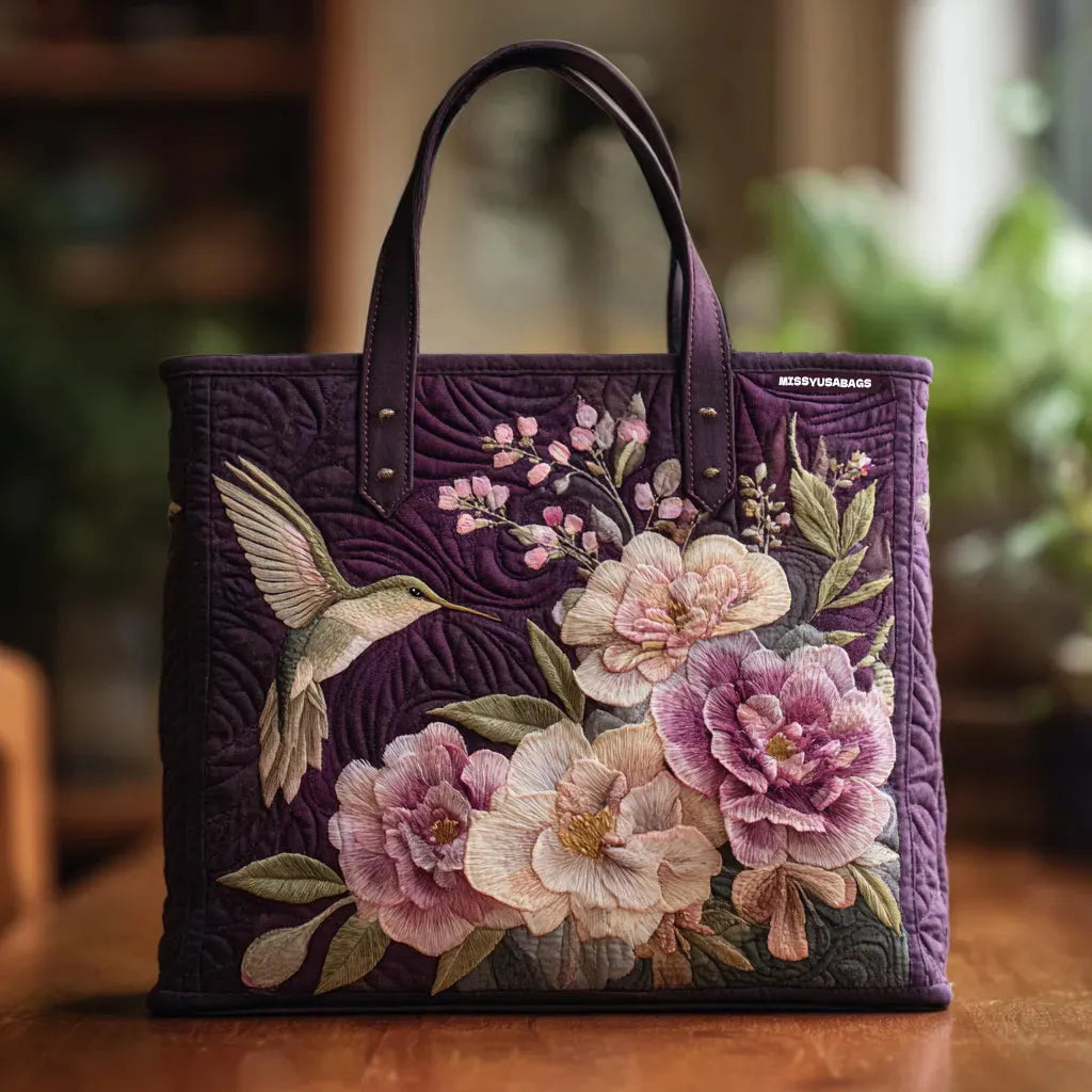 Pārsieņa soma – Violeta kolibri un orhideja