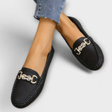 Sára | Izsmalcinātas slip-on klasiskās ādas mokasīnas