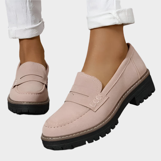 Veronika | Elegantas mokasīnas ar masīvu zoli, pilsētas stils