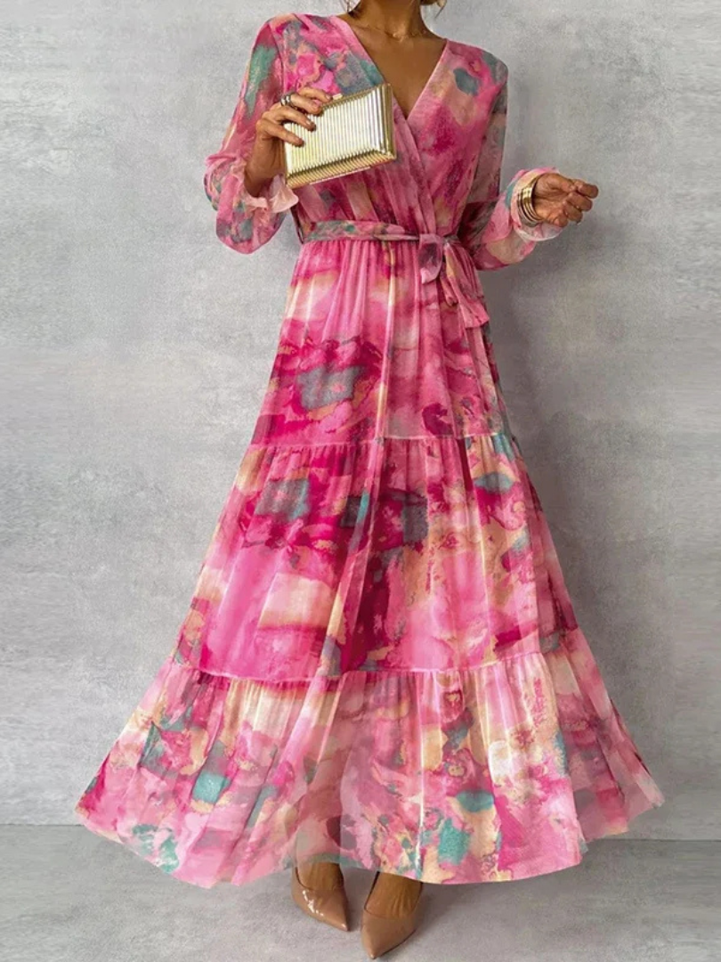 Sofija | Eleganta puķaina maxi kleita