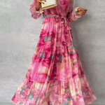 Sofija | Eleganta puķaina maxi kleita