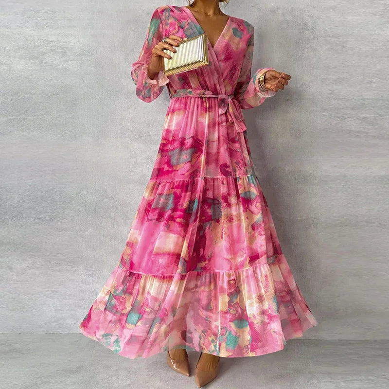 Sofija | Eleganta puķaina maxi kleita