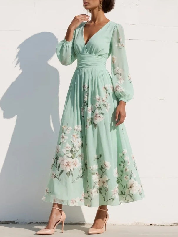 Sūzena | Eleganta kroku ziedu maksikleita