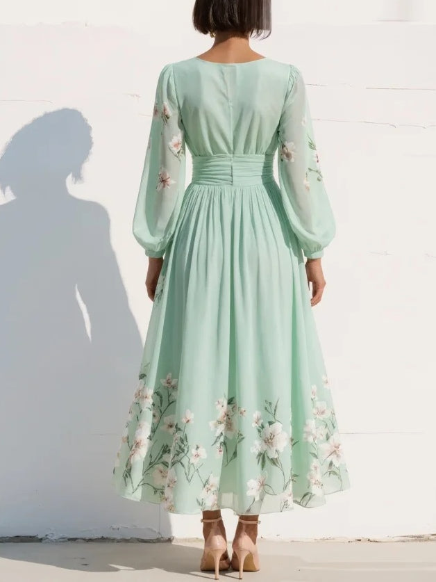 Sūzena | Eleganta kroku ziedu maksikleita
