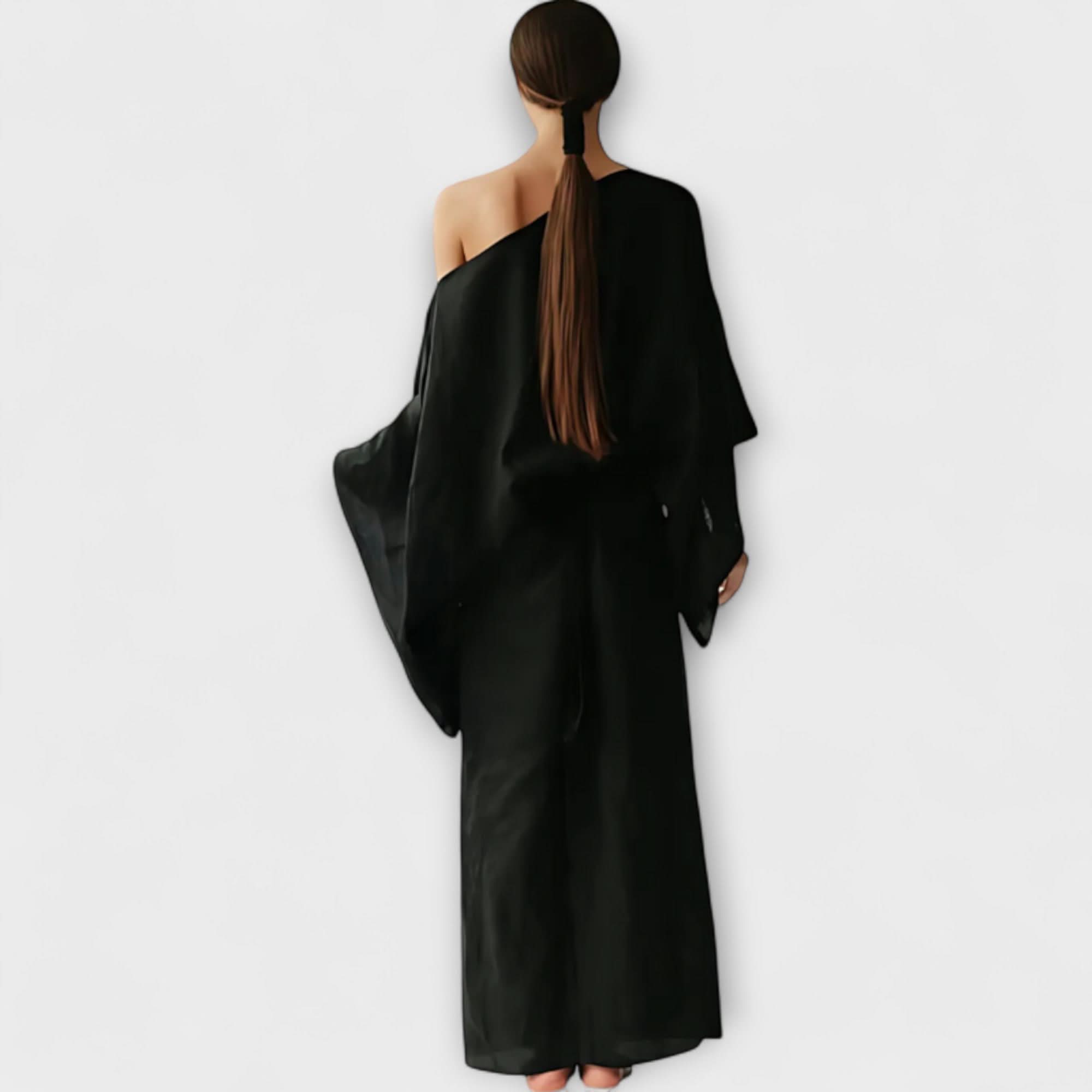 Ľubica - Kimono kleita no lina un kokvilnas