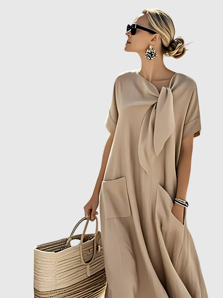 Ella™ eleganta kleita ar kabatām